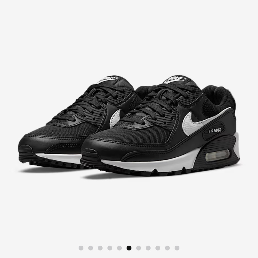 Nike Air Max Black and White Trainers